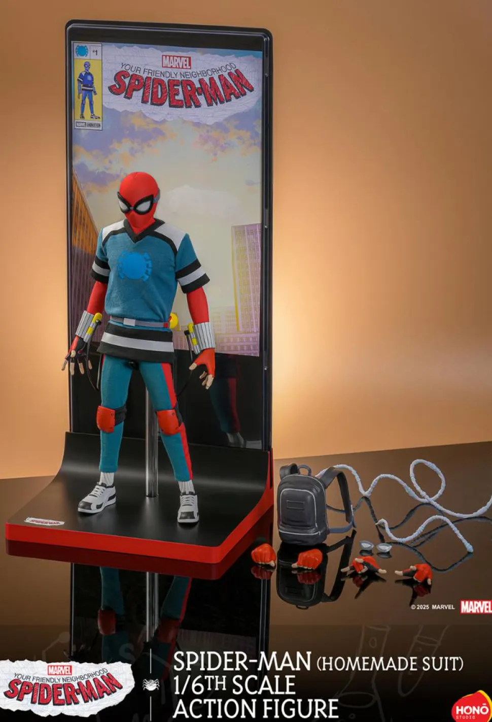 Your Friendly Neighborhood Spider-Man (2025) - Spider-Man (Homemade Suit) 1/6th Scale Action Figure by Hono Studio