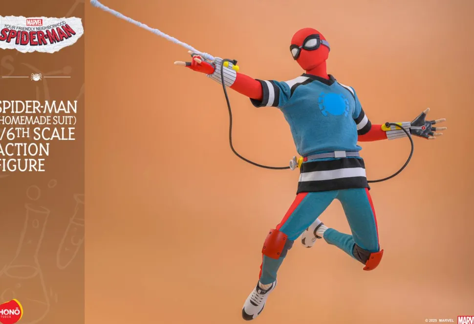 Your Friendly Neighborhood Spider-Man (2025) - Spider-Man (Homemade Suit) 1/6th Scale Action Figure by Hono Studio