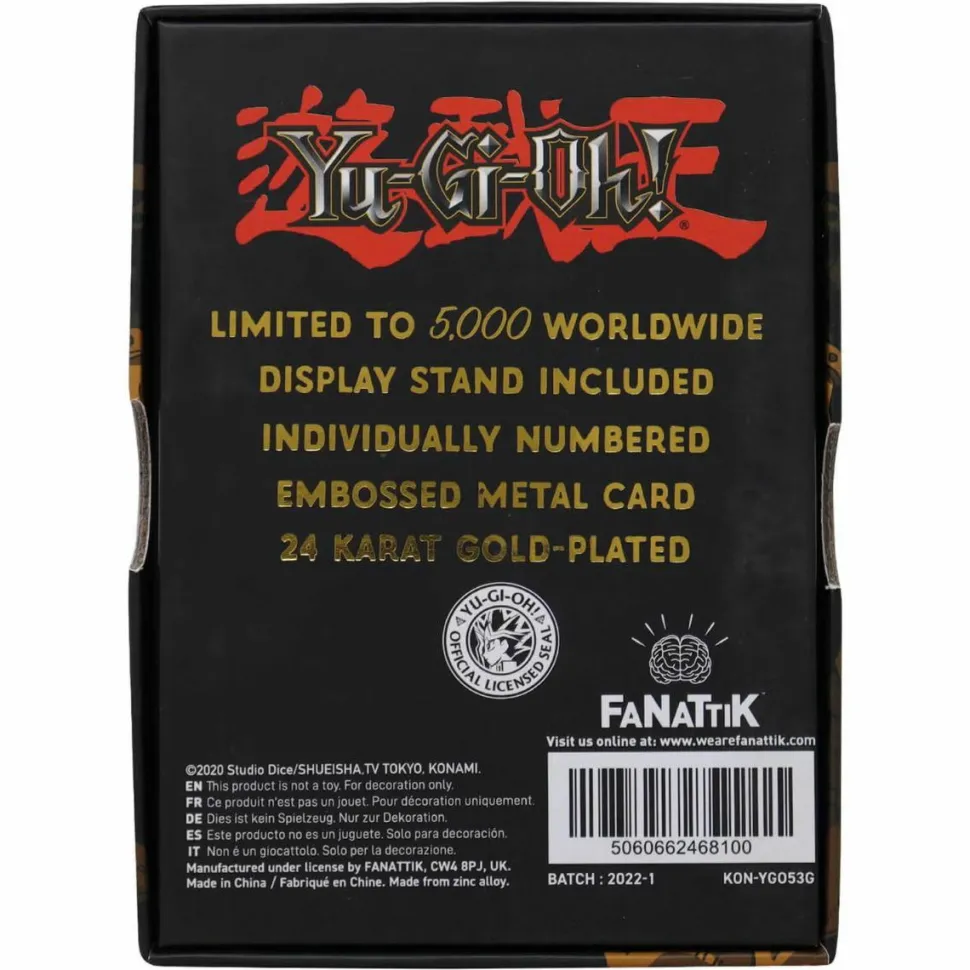 Yu-Gi-Oh! - Celtic Guardian Limited Edition 24K Gold Plated Metal Card