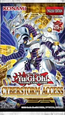 Yu-Gi-Oh! - Cyberstorm Access Card Game Booster Pack (9 Cards)