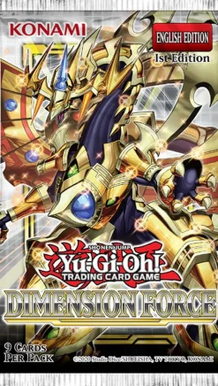 Yu-Gi-Oh! - Dimension Force Booster Pack (9 Cards)