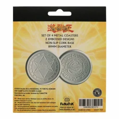 Yu-Gi-Oh! - Embossed Metal Coasters 4-Pack