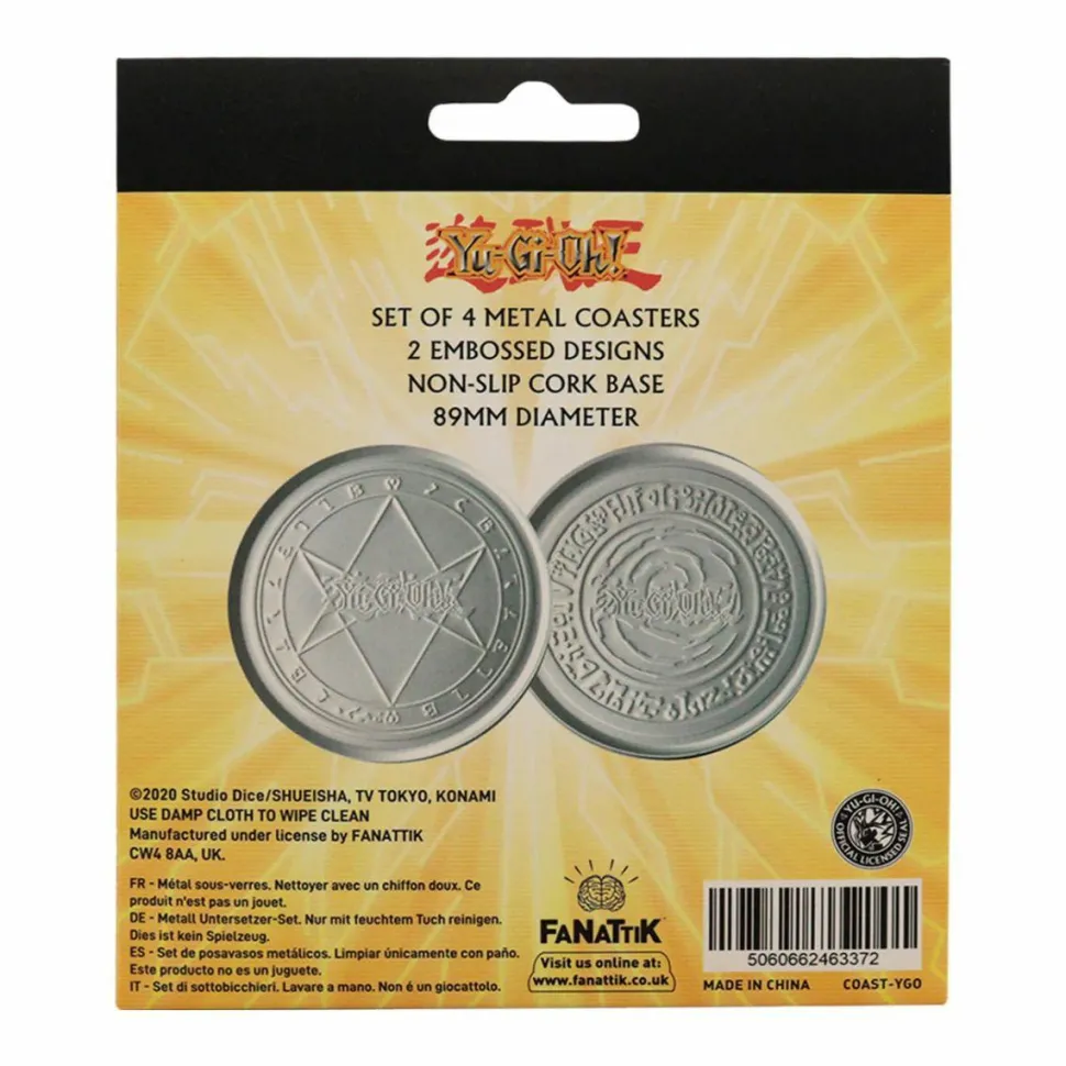 Yu-Gi-Oh! - Embossed Metal Coasters 4-Pack