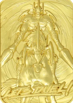 Yu-Gi-Oh! - Gaia the Fierce Knight Limited Edition 24K Gold Plated Metal Card