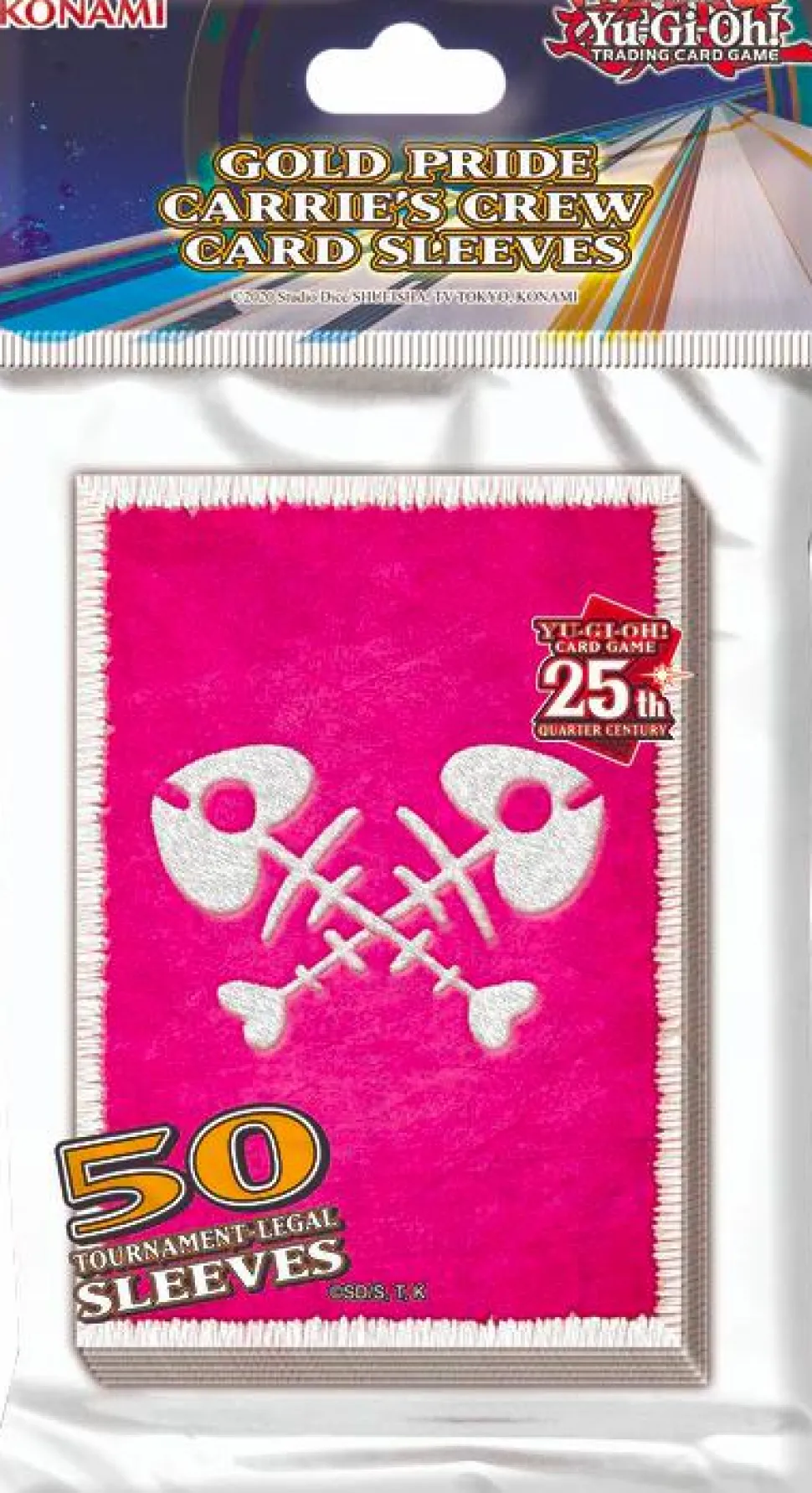 Yu-Gi-Oh! - Gold Pride Carrie's Crew Deck Protector Sleeves (50 Count)