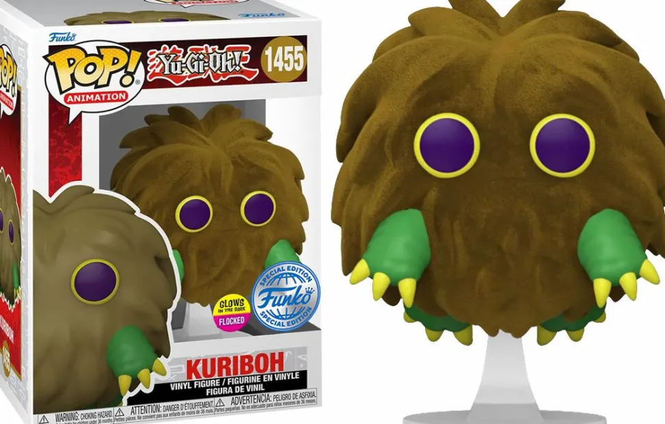 Yu-Gi-Oh! - Kuriboh Flocked Glow-in-the-Dark Pop! Vinyl Figure