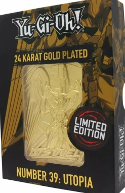 Yu-Gi-Oh! - Number 39: Utopia Limited Edition 24K Gold Plated Metal Card