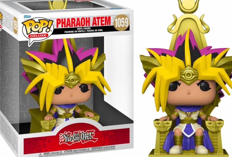 Yu-Gi-Oh! - Pharaoh Atem on Throne Metallic Deluxe Pop! Vinyl Figure