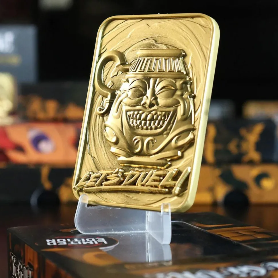 Yu-Gi-Oh! - Pot of Greed 24K Gold Plated Metal Card