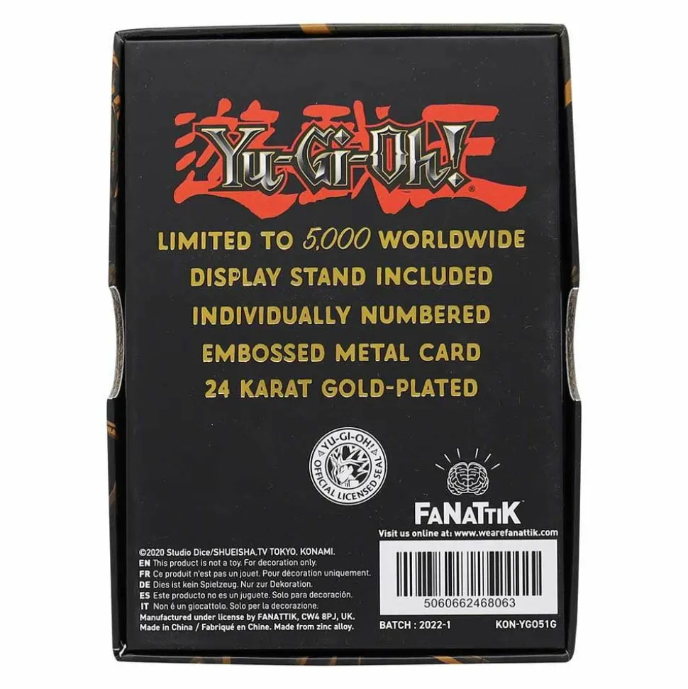 Yu-Gi-Oh! - Stardust Dragon Limited Edition 24K Gold Plated Metal Card