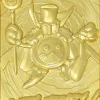 Yu-Gi-Oh! - Time Wizard Limited Edition 24K Gold Plated Metal Card