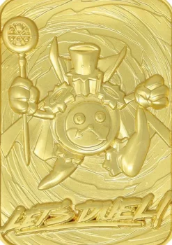Yu-Gi-Oh! - Time Wizard Limited Edition 24K Gold Plated Metal Card