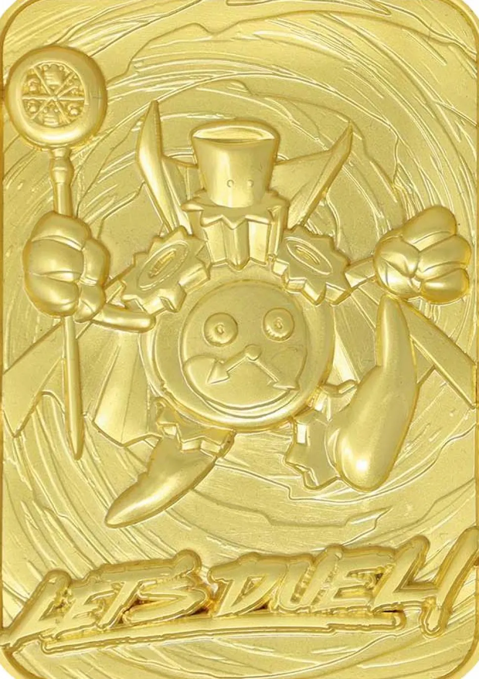 Yu-Gi-Oh! - Time Wizard Limited Edition 24K Gold Plated Metal Card