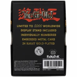 Yu-Gi-Oh! - Time Wizard Limited Edition 24K Gold Plated Metal Card