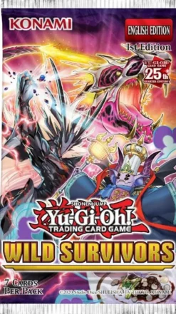Yu-Gi-Oh! - Wild Survivors Card Game Booster Pack (7 Cards)