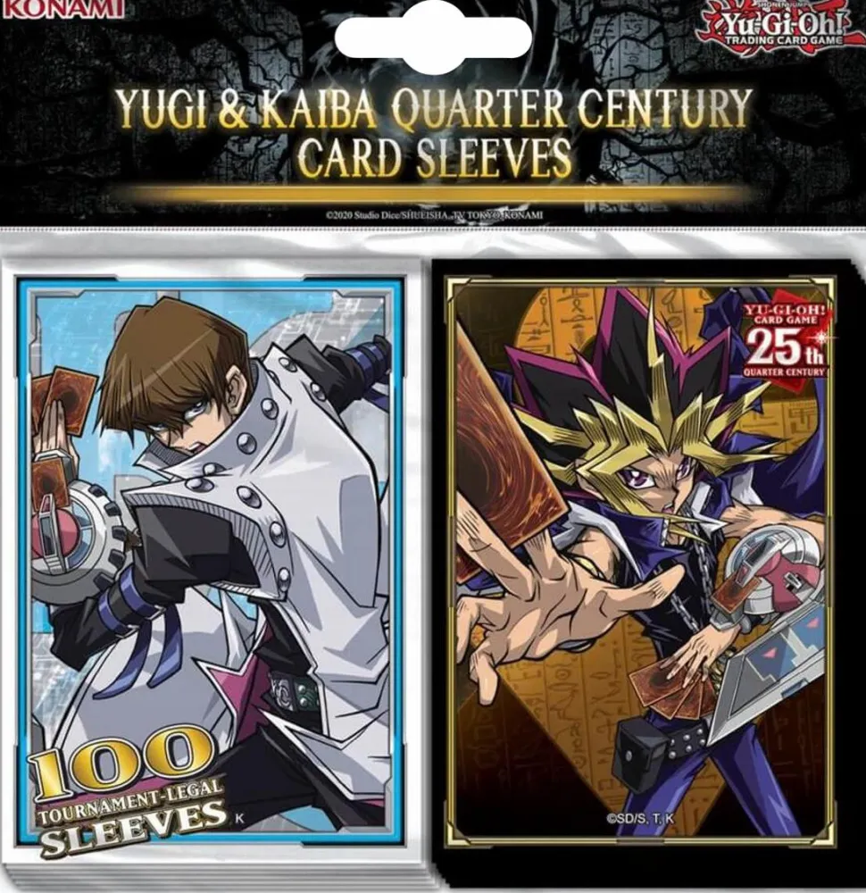Yu-Gi-Oh! - Yugi & Kaiba 25th Anniversary Small Deck Protector Sleeves (100 Count)