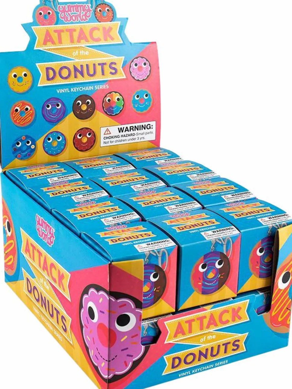 Yummy World - Attack of the Donuts Blind Bag Keychain (Display of 24)