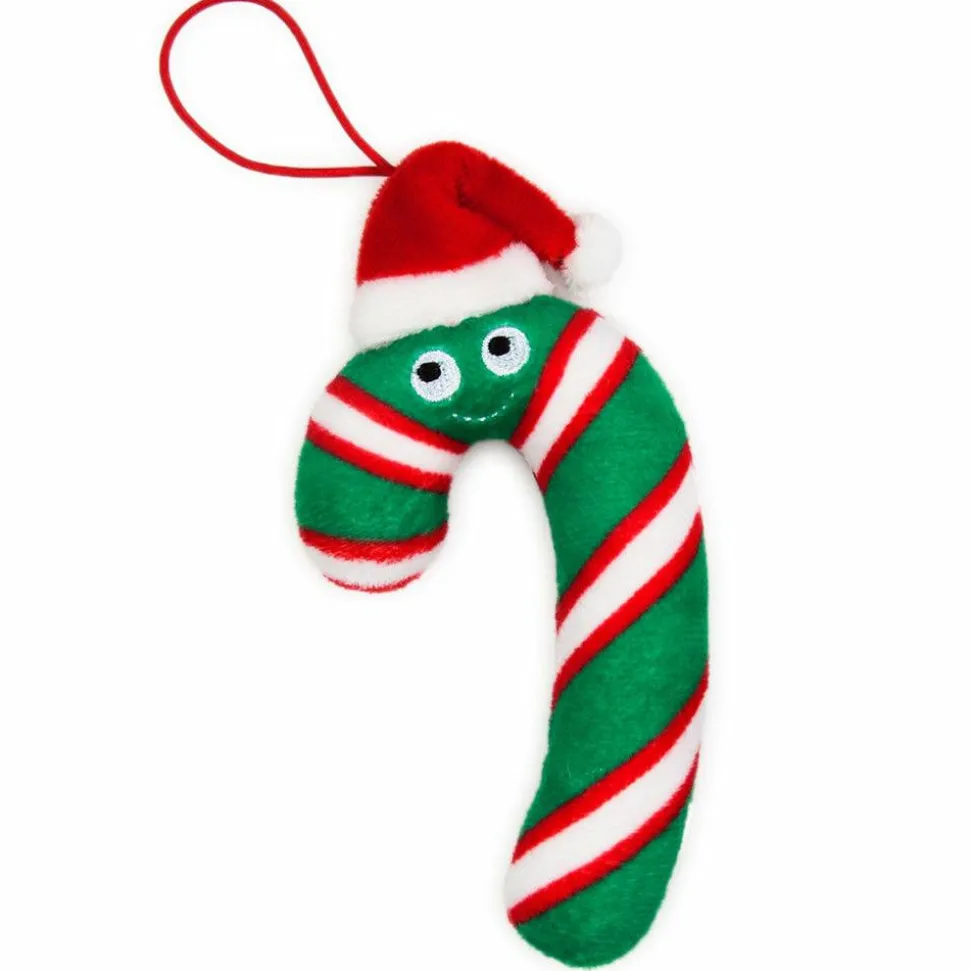 Yummy World - Candy Cane 4” Plush Ornament 4-Pack