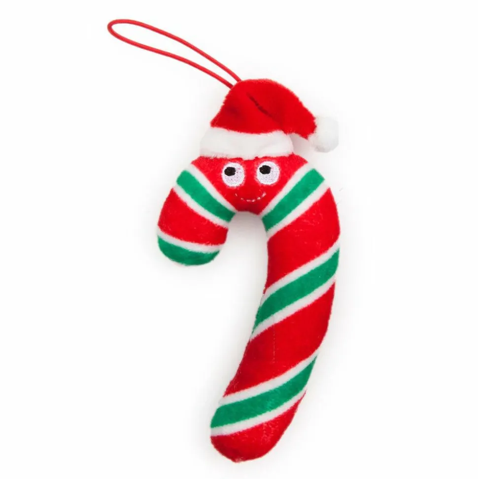 Yummy World - Candy Cane 4” Plush Ornament 4-Pack