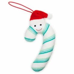 Yummy World - Candy Cane 4” Plush Ornament 4-Pack
