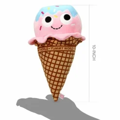 Yummy World - Walter Waffle Cone Ice Cream Scoop 10” Plush