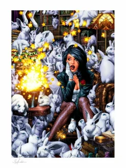 Zatanna - Zatanna Fine Art Print by Jay Anacleto