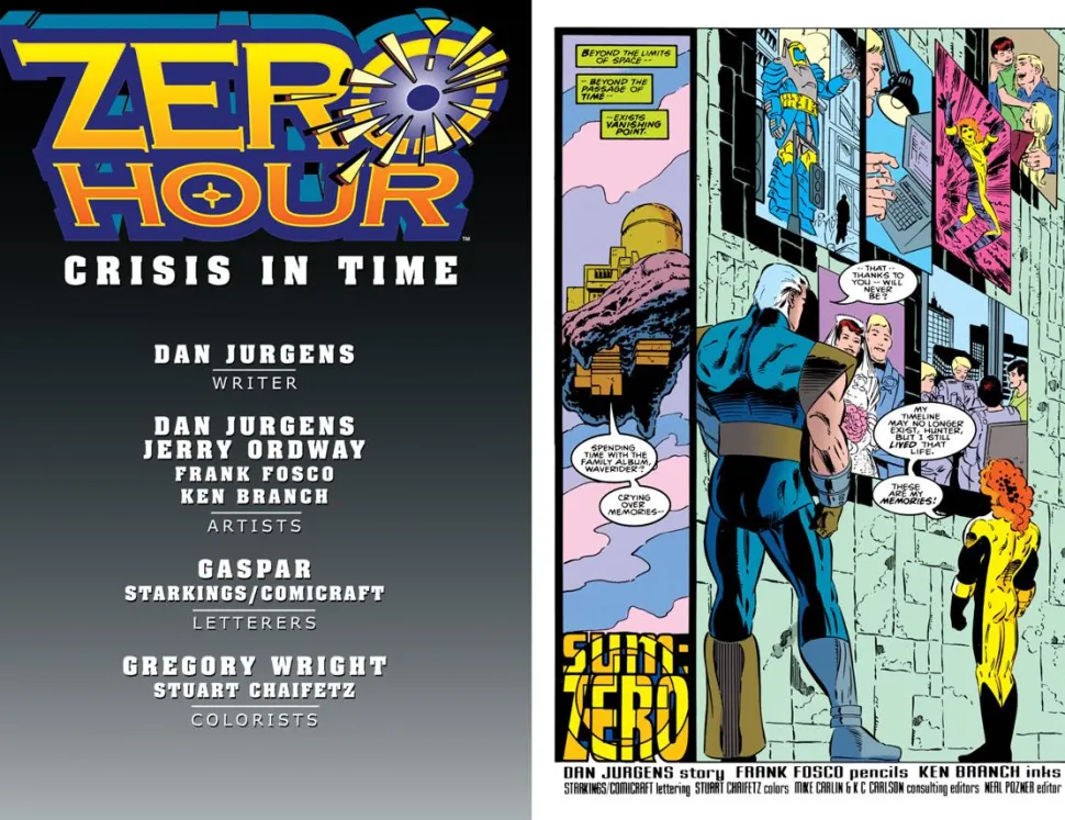 Zero Hour: Crisis in Time! - Part Two DC Finest Events Trade Paperback Book