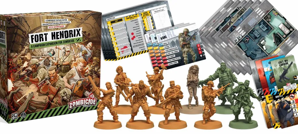 Zombicide: 2nd Edition - Fort Hendrix Board Game Expansion