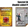 Zombies - Zombie Apocalypse Push Button / Zombie Survival Guide Poster (Double Sided) (551)