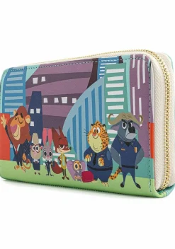 Zootopia - Chibi Group 8” Faux Leather Zip-Around Wallet